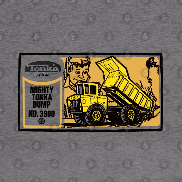 TONKA - Mighty Tonka Dump - Authentic, Distressed by offsetvinylfilm